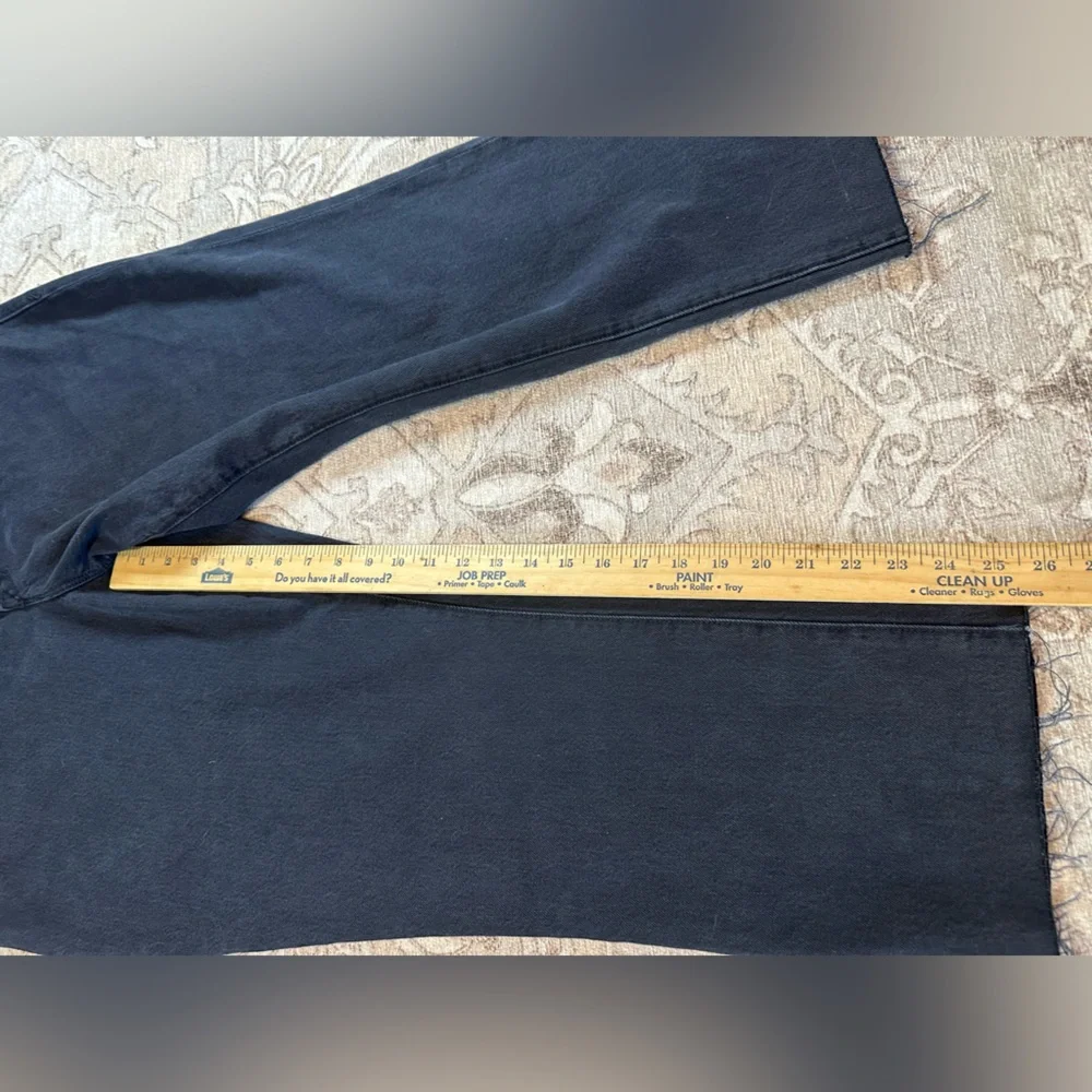 Good American Good Boy Black Jeans With Slit Waistband - Picture 11 of 12